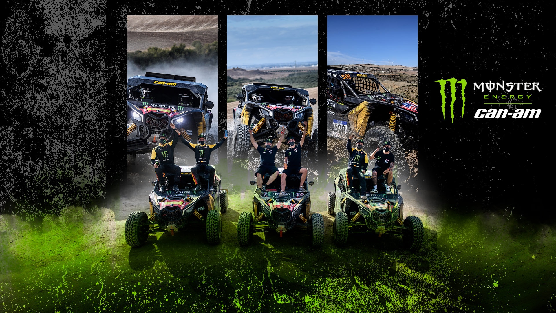 Team Monster Energy Can-Am Dakar 2021 yarışında