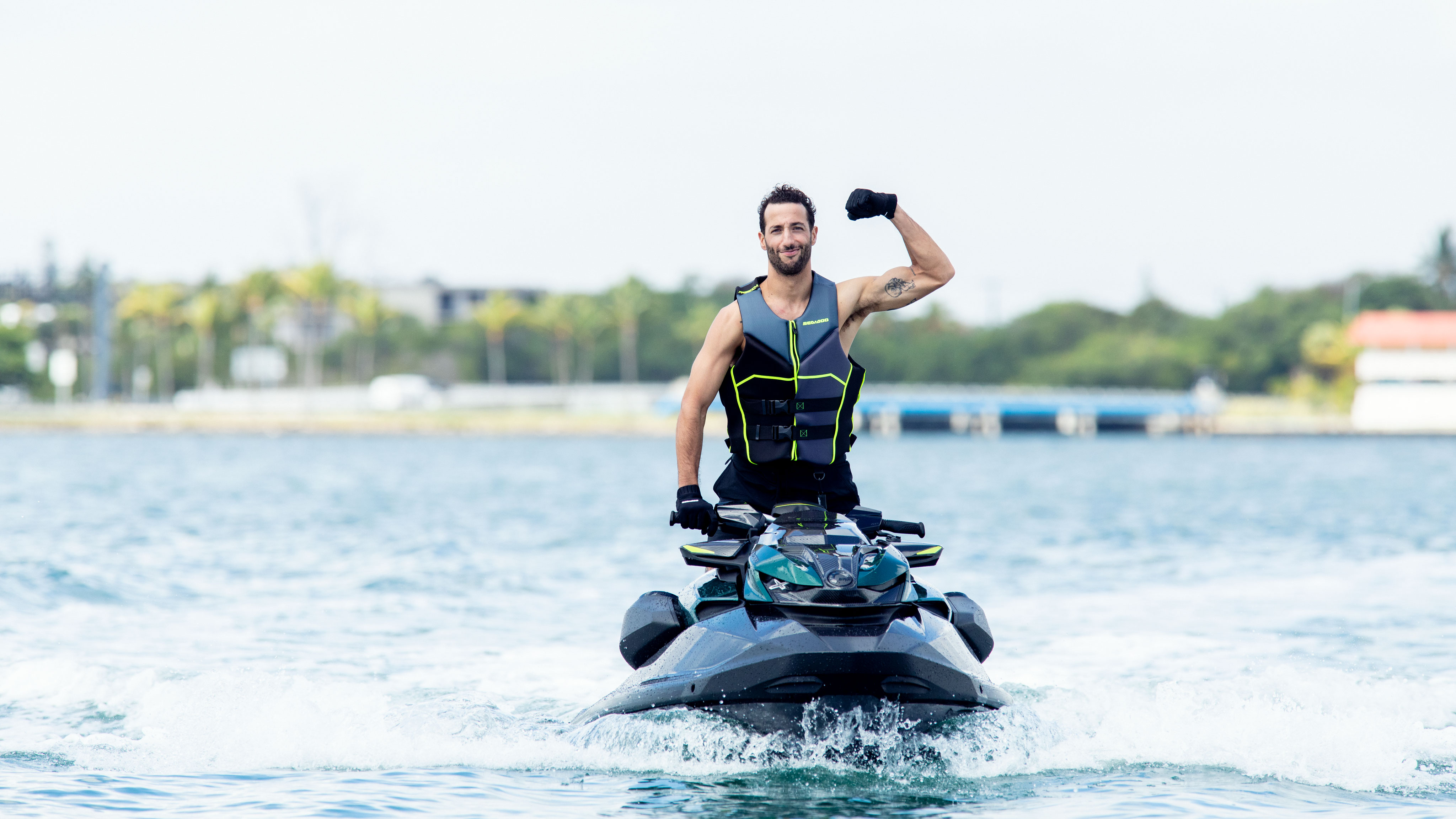 Daniel Ricciardo na novom vodnom skútri Sea-Doo performance 