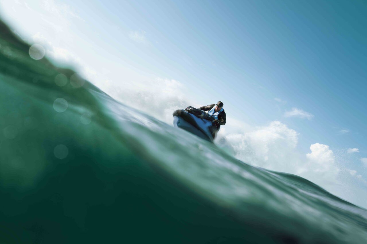 2026 Sea-Doo RXP-X performance personal watercraft in action
