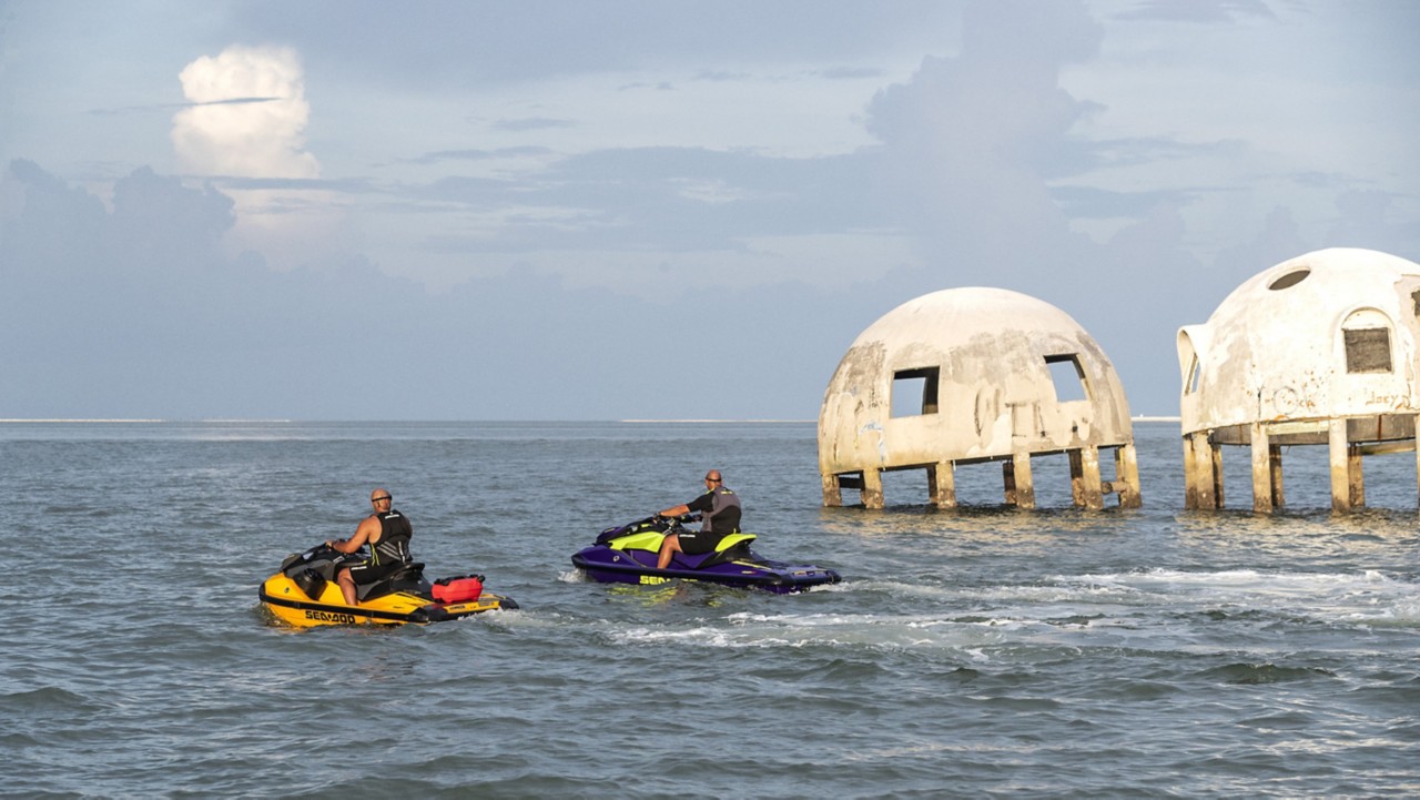 Men enjoying the Sea-Doo life