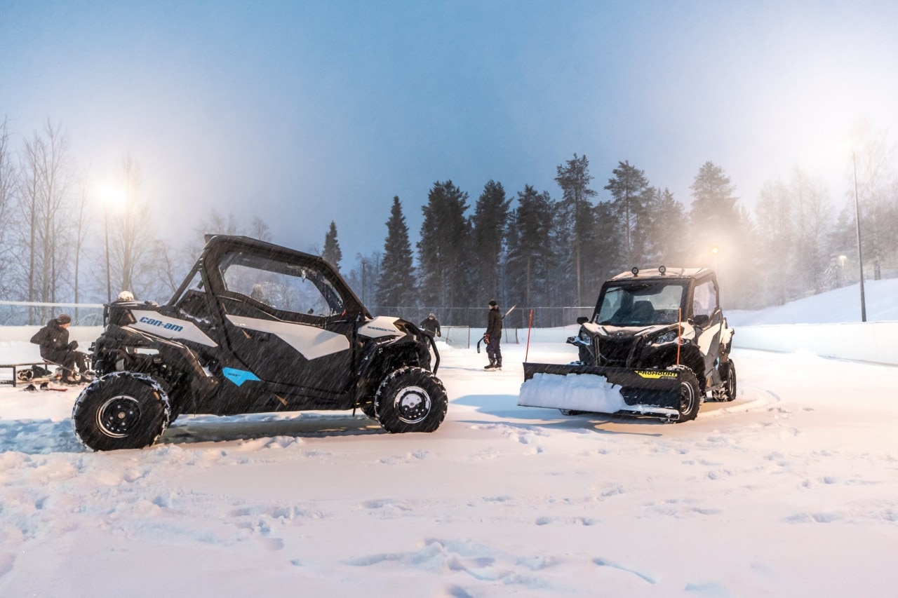 Can-Am Maverick Trail in winter