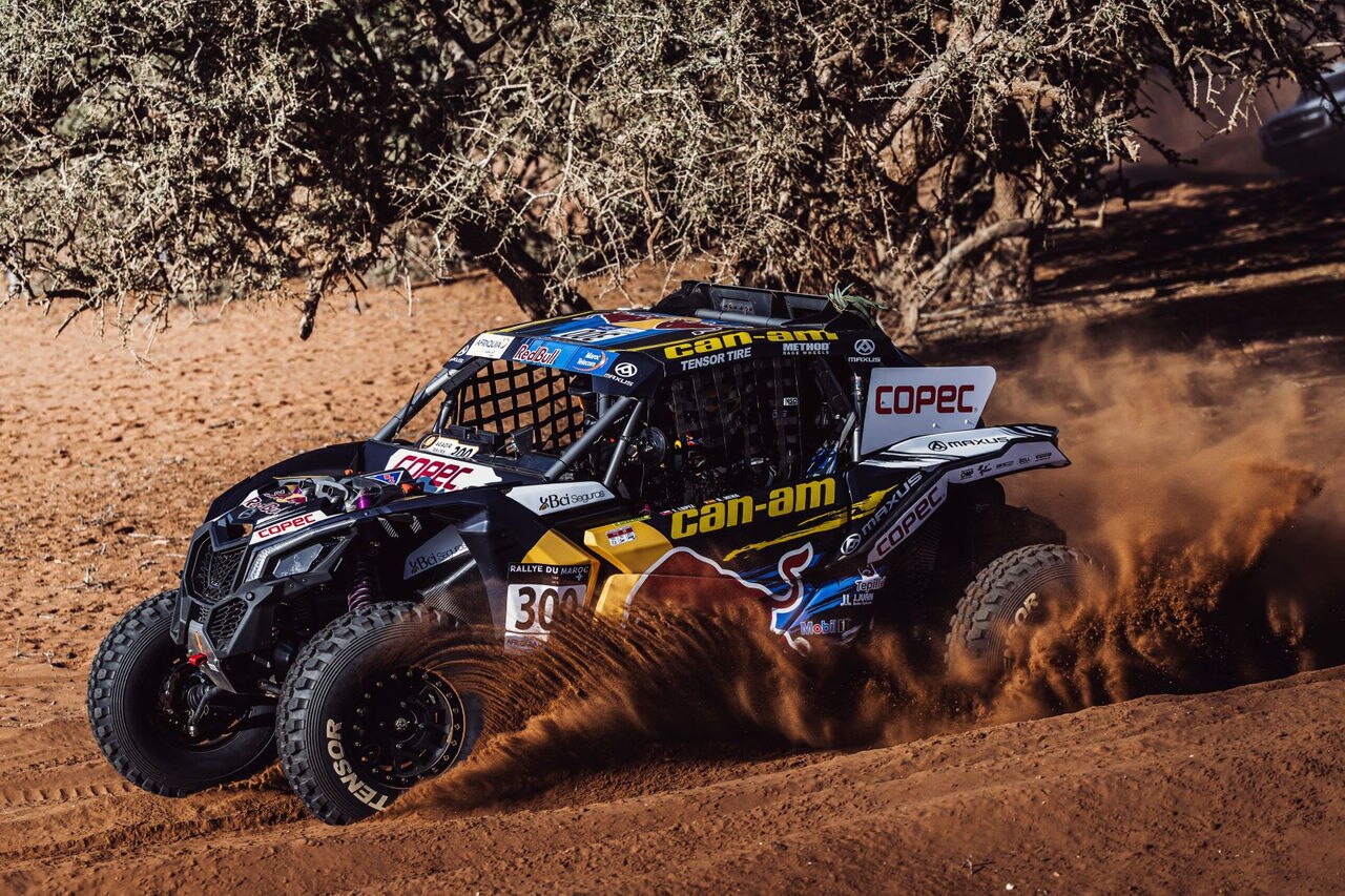 Francisco Lopez Can-Am Maverick Rally Morocco