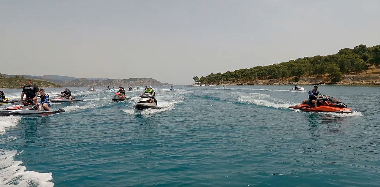 Athens Jetski club excursion