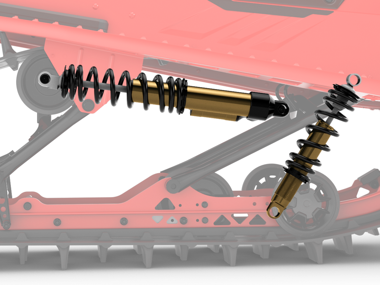 Lynx Brutal RE rear KYB Kashima shocks