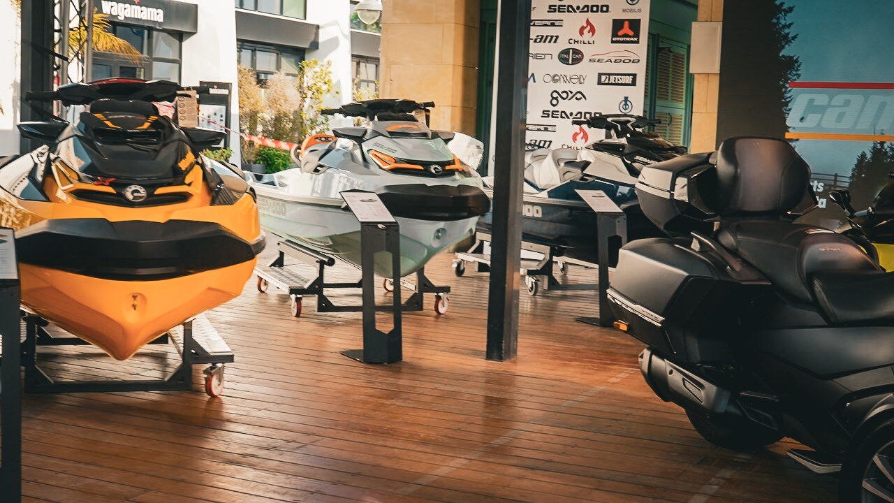 brp at Limassol boat show 2023