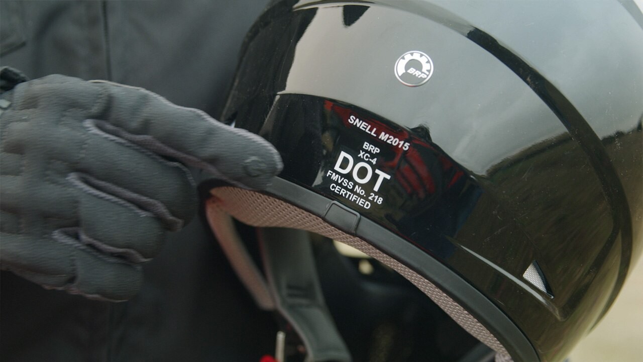 DOT certified helmet