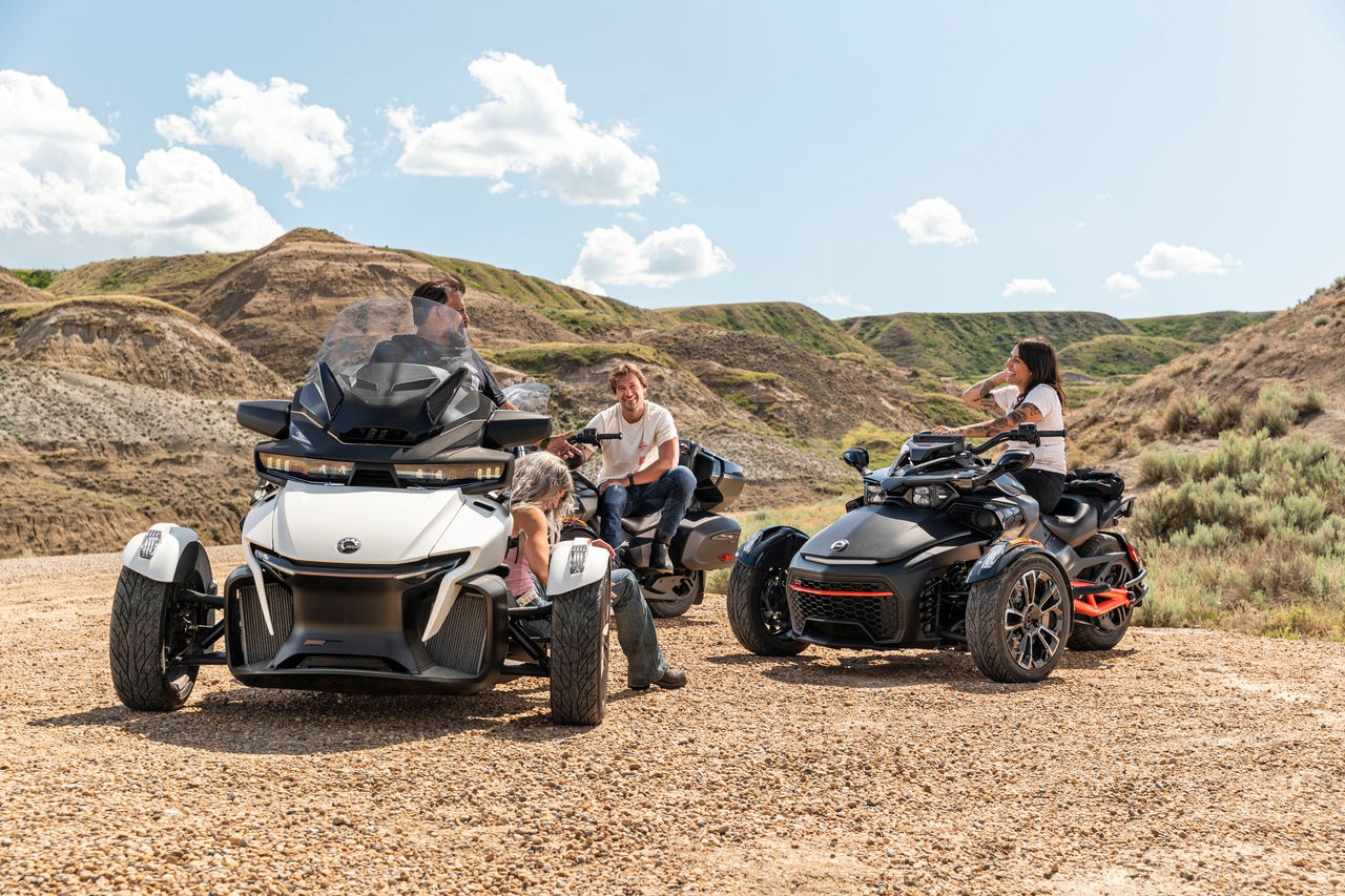 Woman riding a Can-Am Ryker