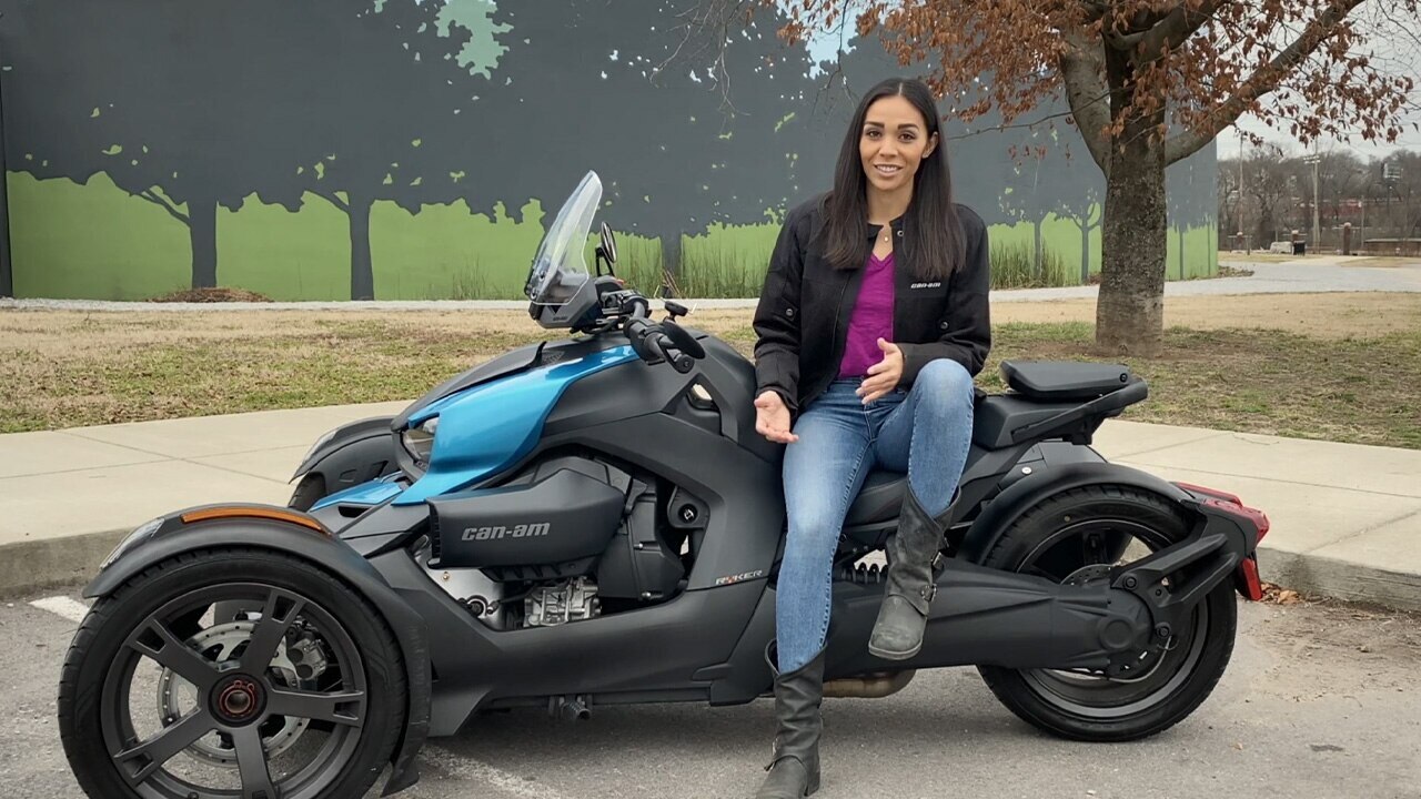 Ride a Can-am 3-wheel Motorcycle 