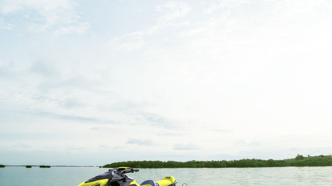 Family riding a Sea-Doo Wake 170