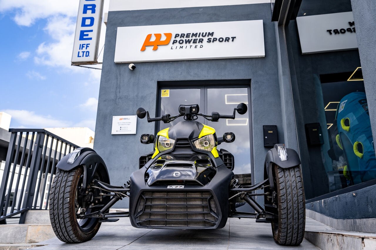 Premium Power Sport Showroom Entrance