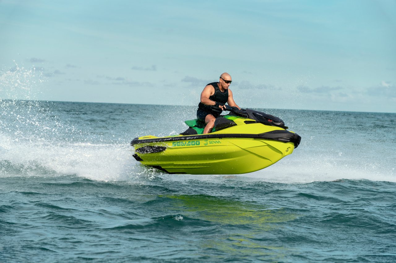 Man riding a Sea-Doo Personal Watercraft