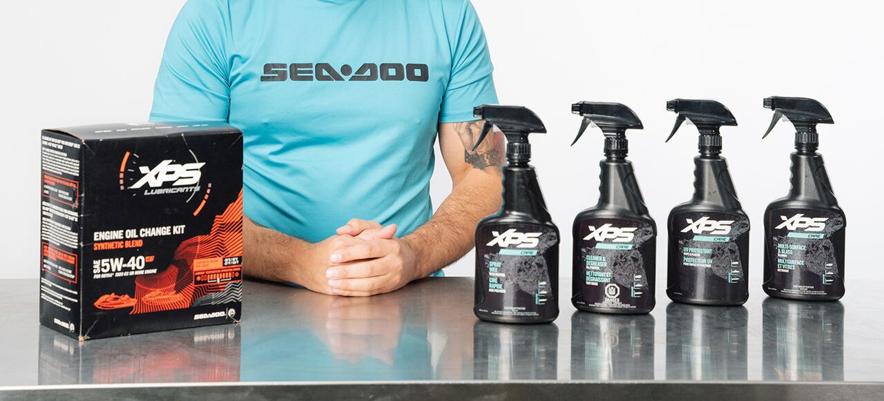XPS maintenance products for personal watercraft care