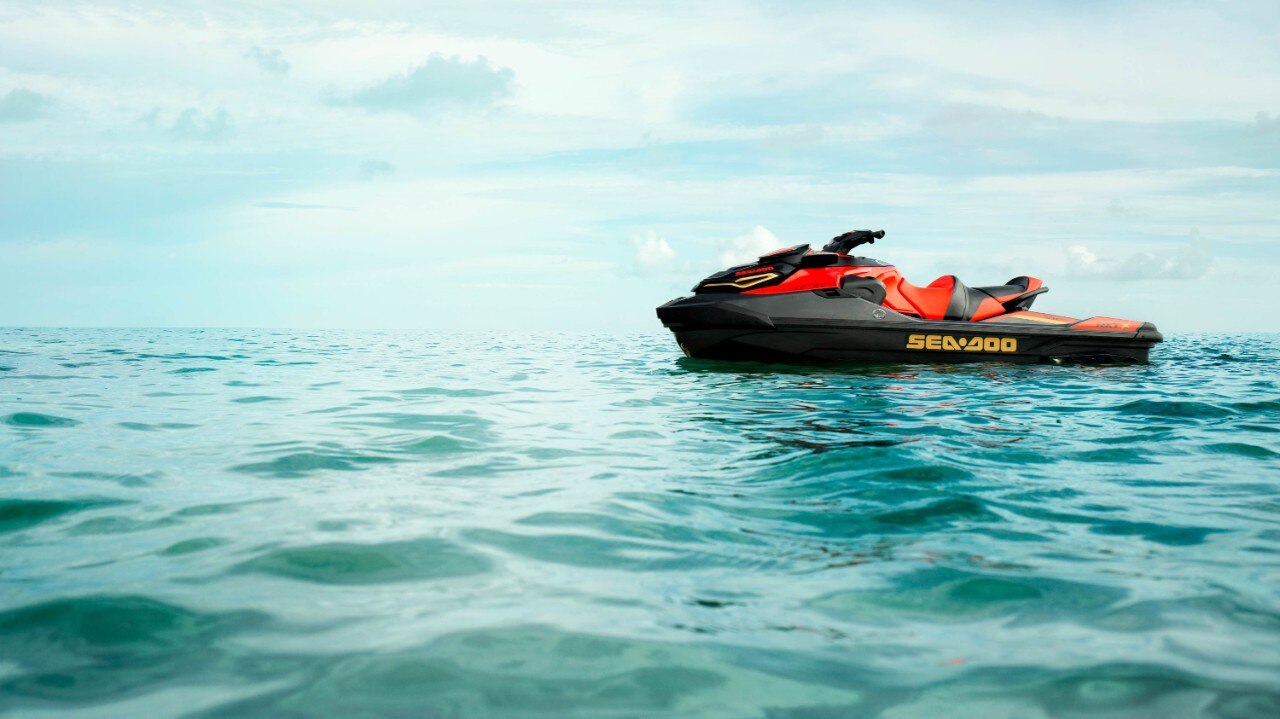 Sea-Doo RXT-X parked in the water