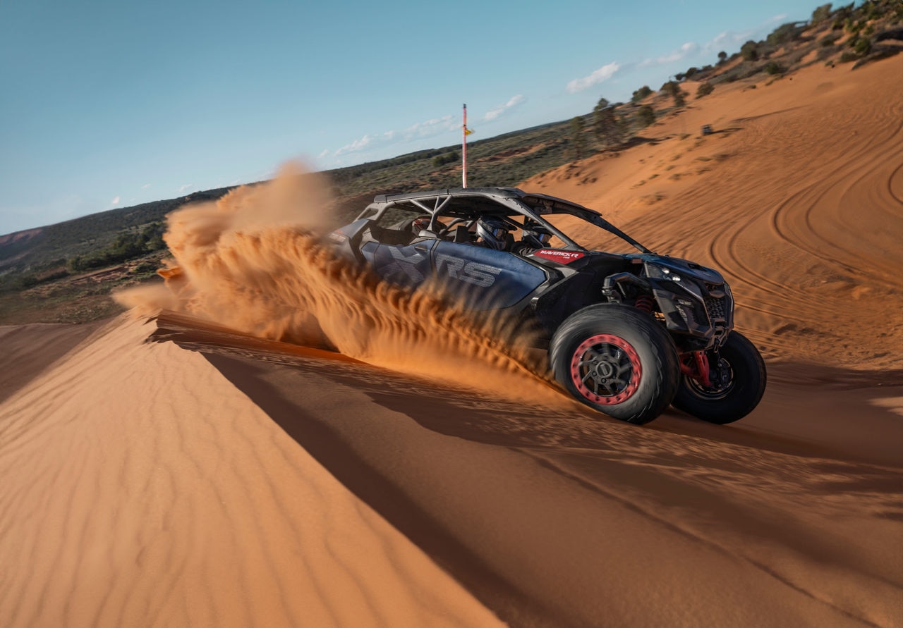 New Maverick R in the desert at night