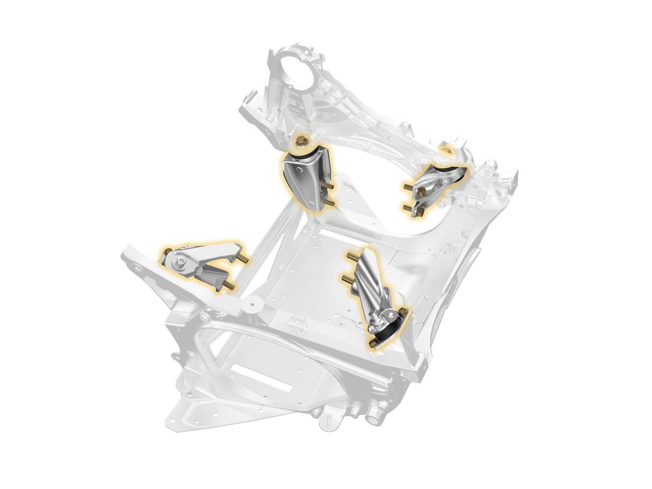 4 engine mounts  