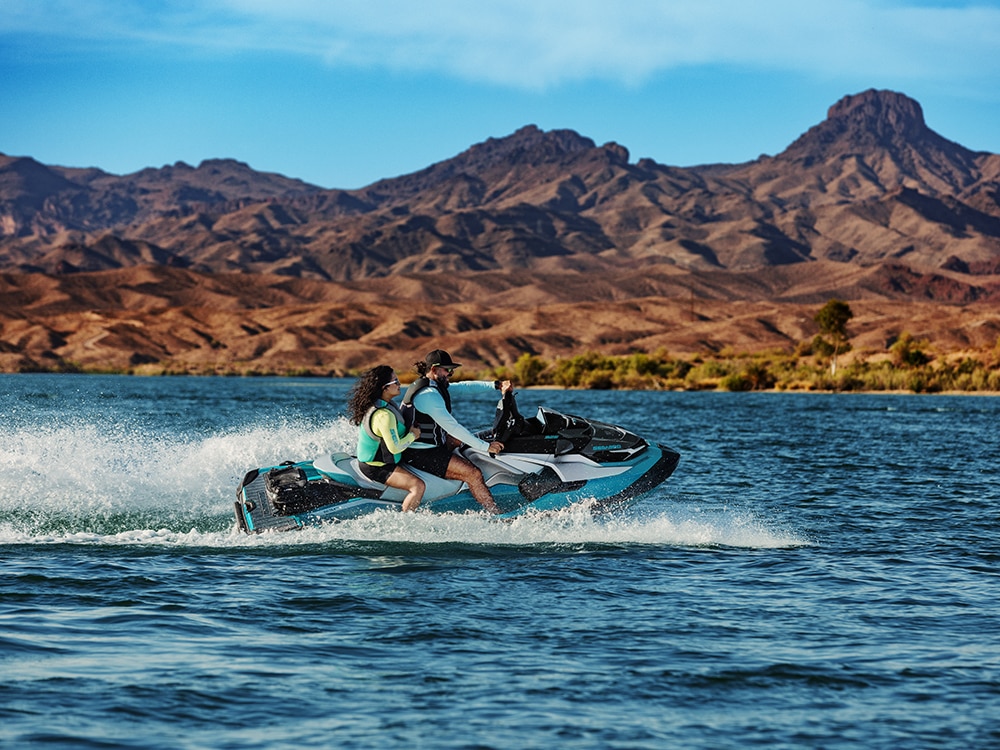 Man riding a Sea-Doo Personal Watercraft