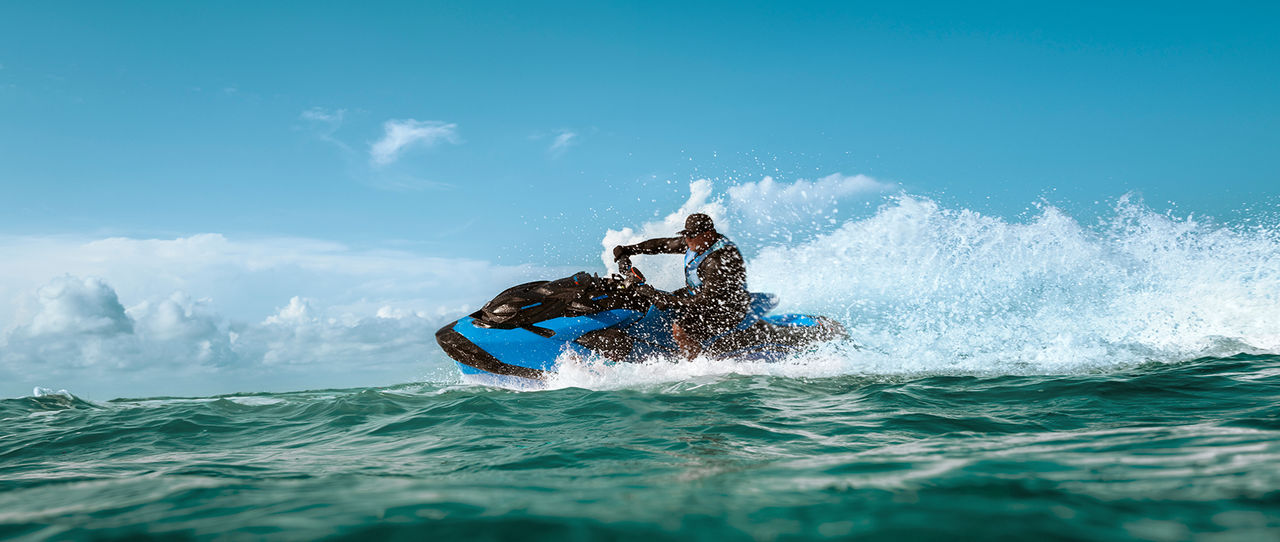 2026 Sea-Doo RXP-X performance personal watercraft in action