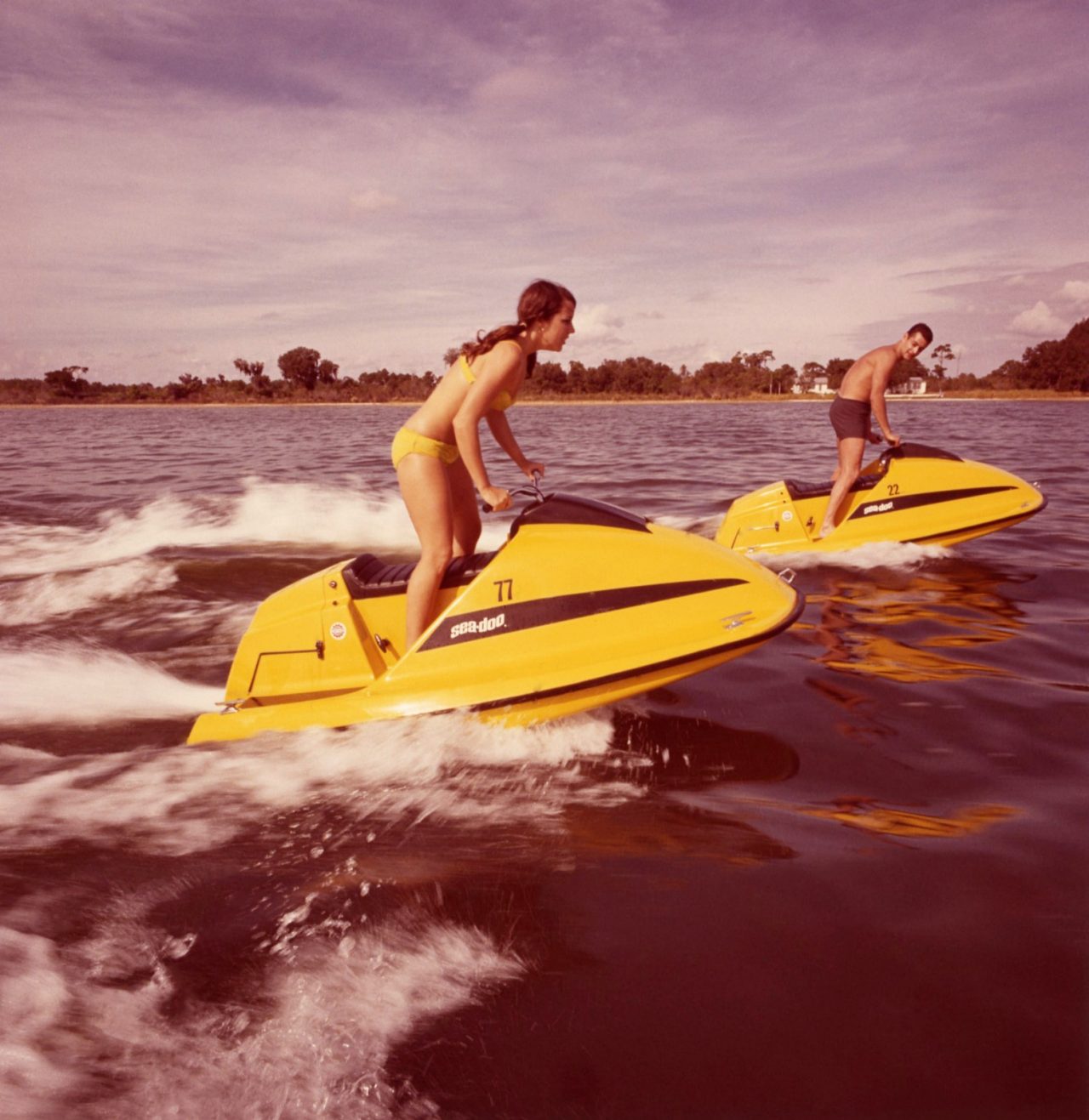 The first Sea-Doo launched in 1968