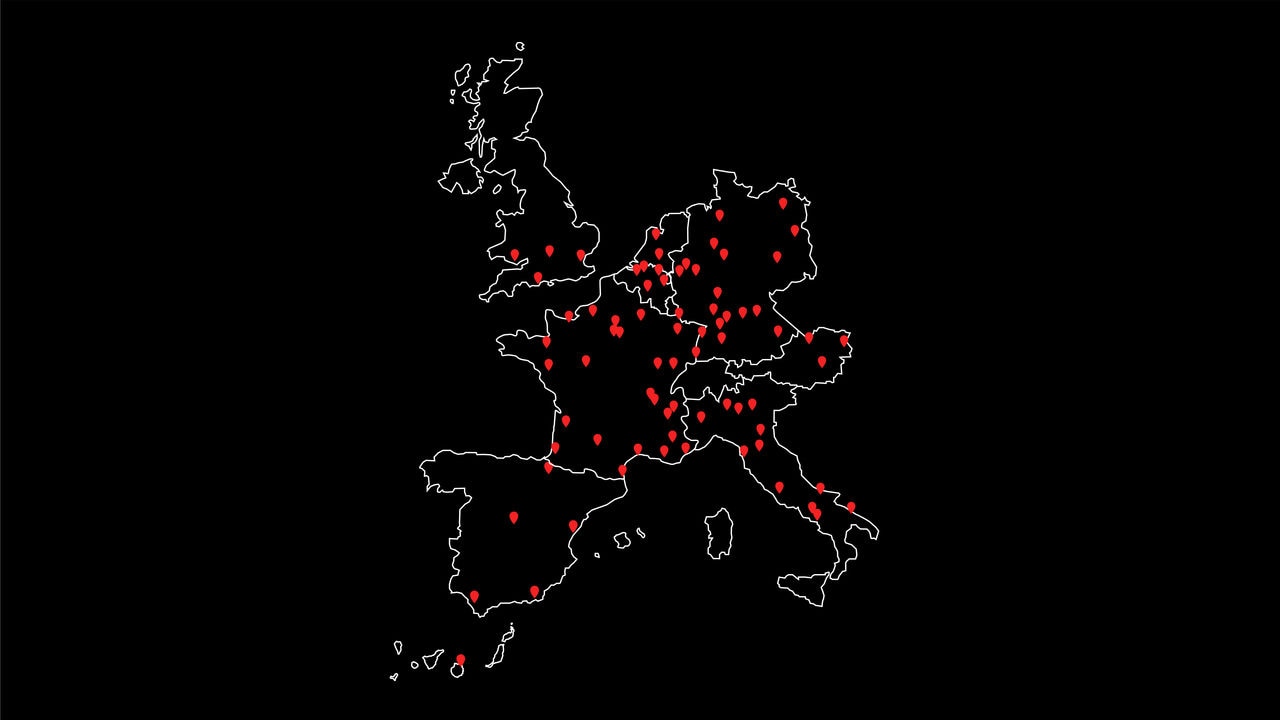 Mapa dealerów Can-Am w całej Europie