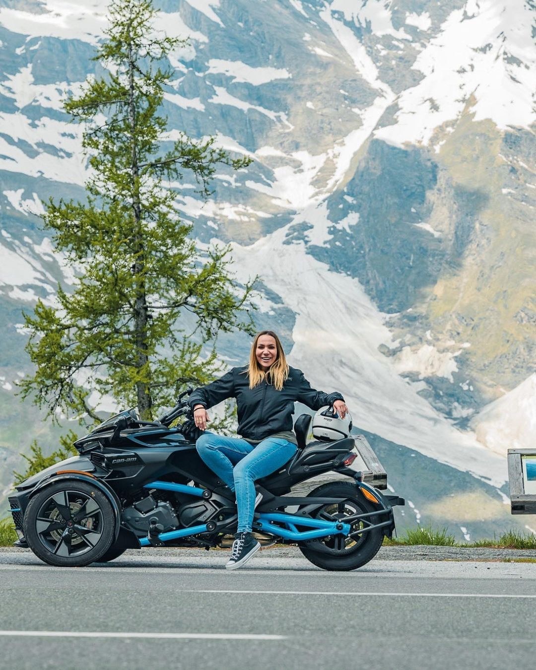 Charlee Moss na trojkolke Can-Am v Rakúsku