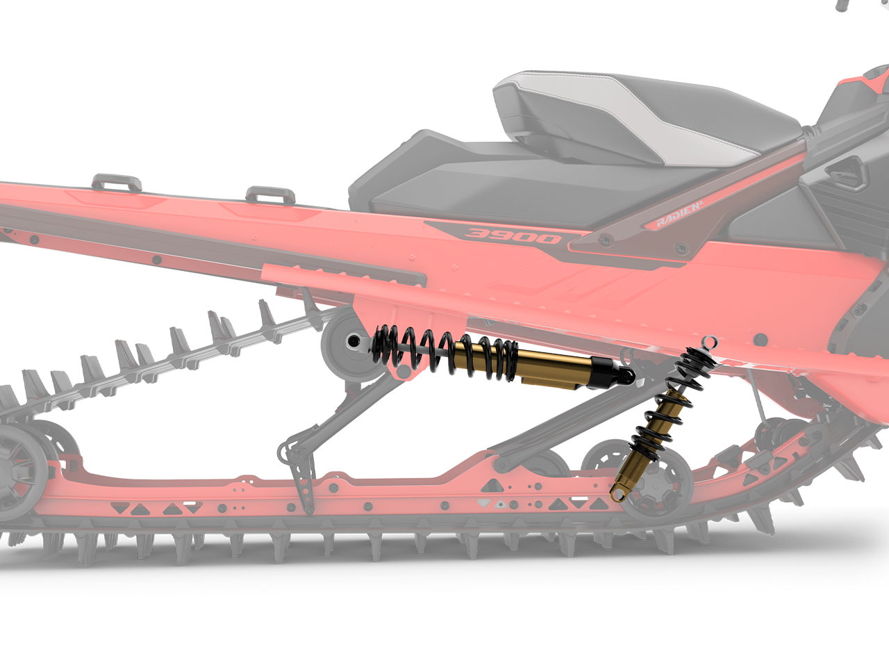 Lynx Brutal RE rear KYB Kashima shocks