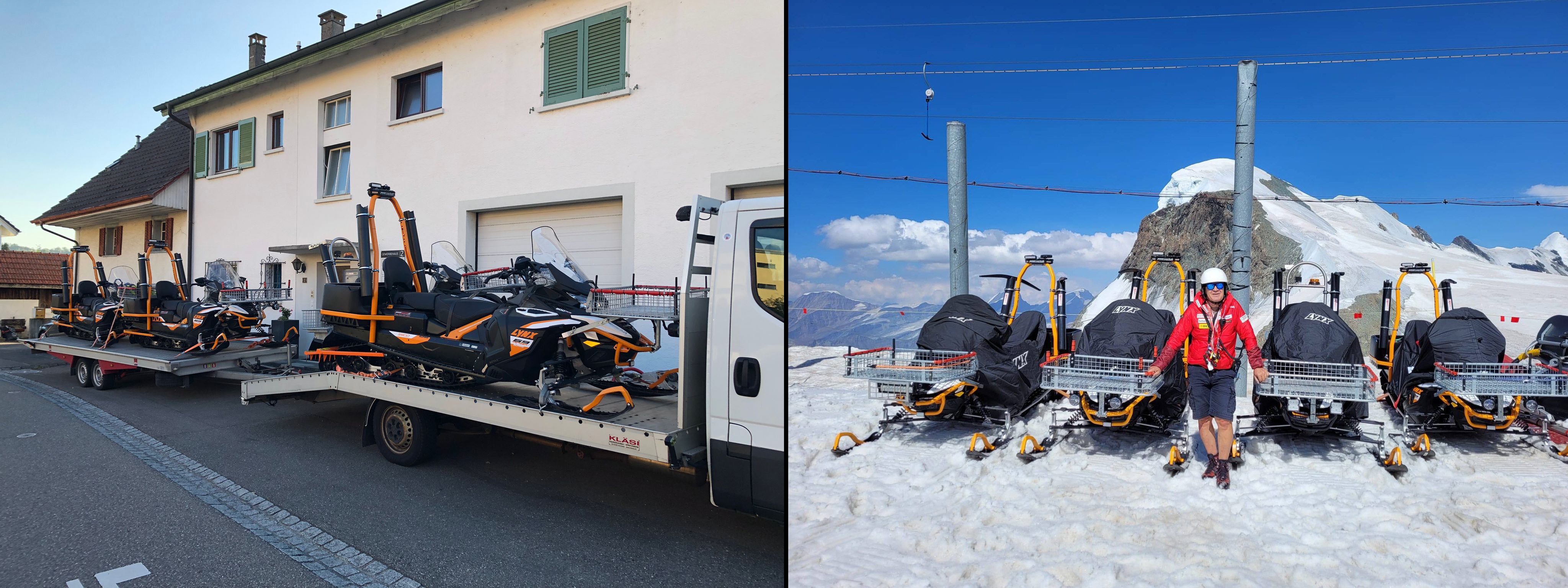 Swiss-Ski Sommertraining mit LYNX SNOWMOBILES by FRIEDLI Fahrzeuge AG
