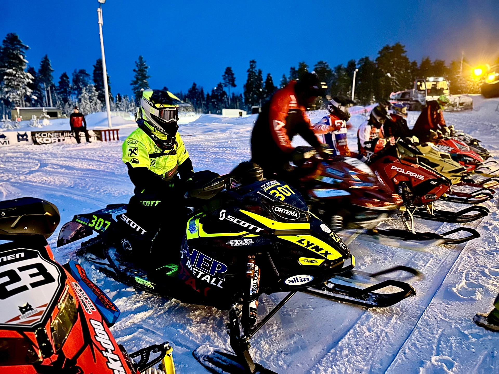 Snowcrosser Elias Bacher has a strong start to the season in Finland!