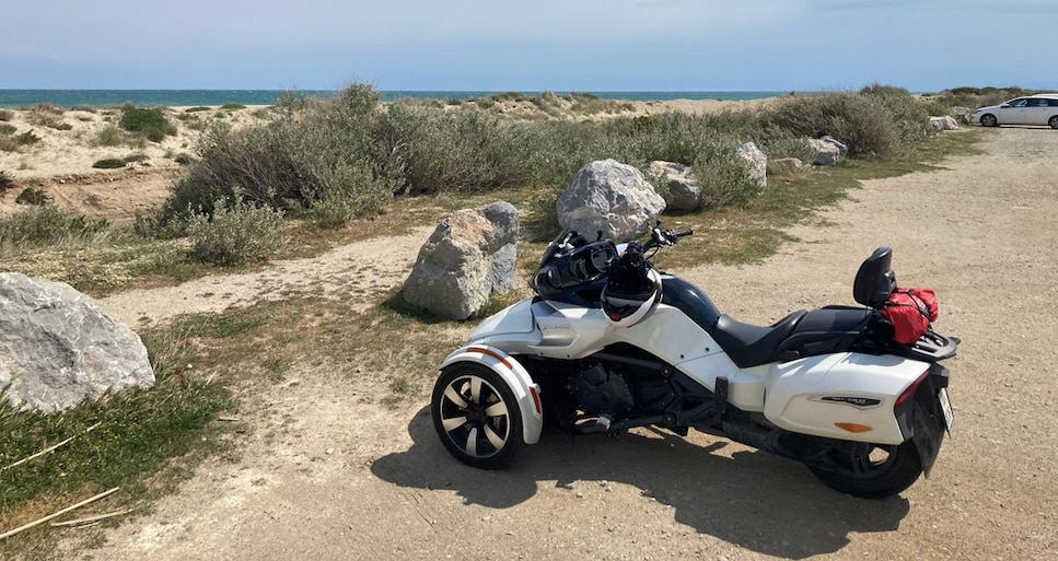 Na Can-Am Spyder do Španělska po vlastní ose