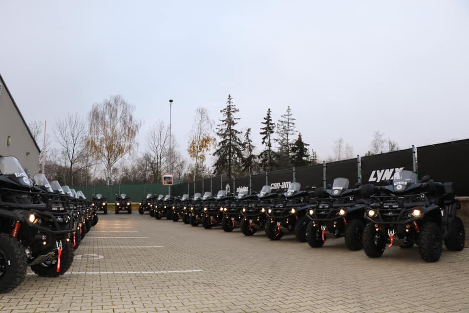 putting bce s.r.o. sticker of Dakar Rally Buggyra Racing Can-Am vehicle