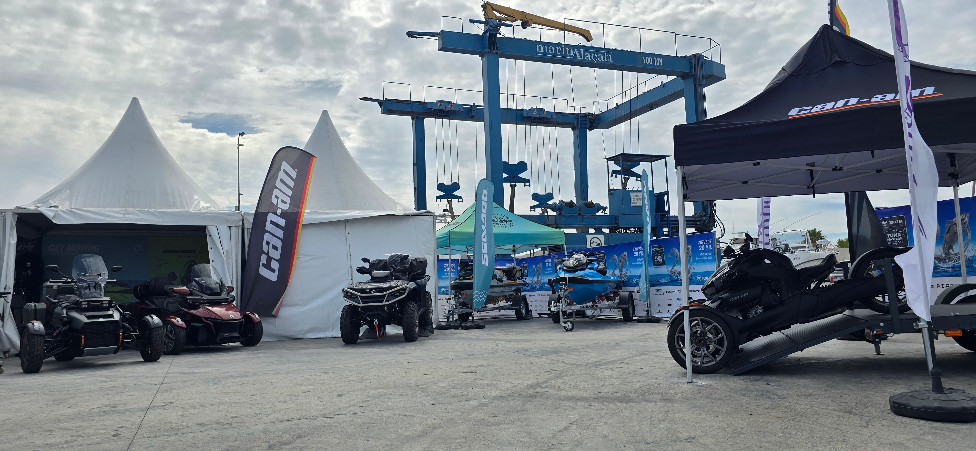 2026 Tuna Masters Alaçatı Etkinliği Stand Görseli.