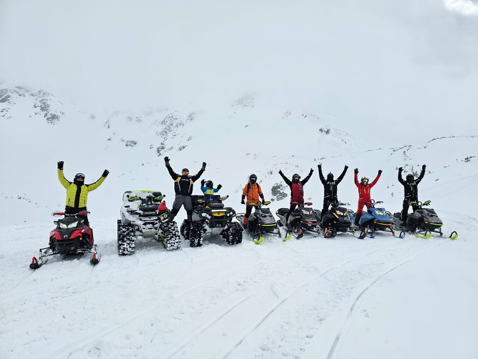 eveniment skidoo end of season - grup