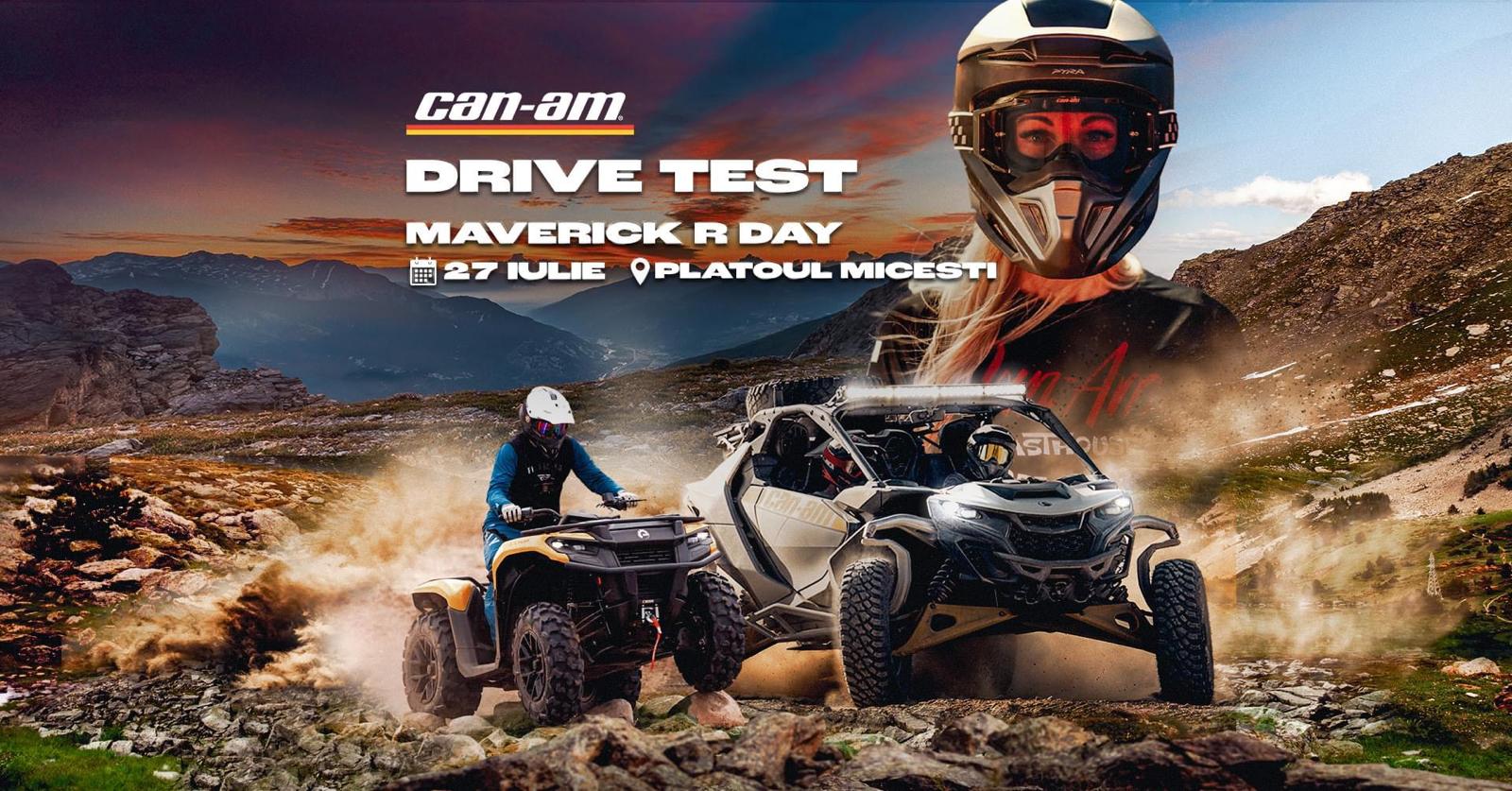 Can-Am Drive Test Maverick R Day