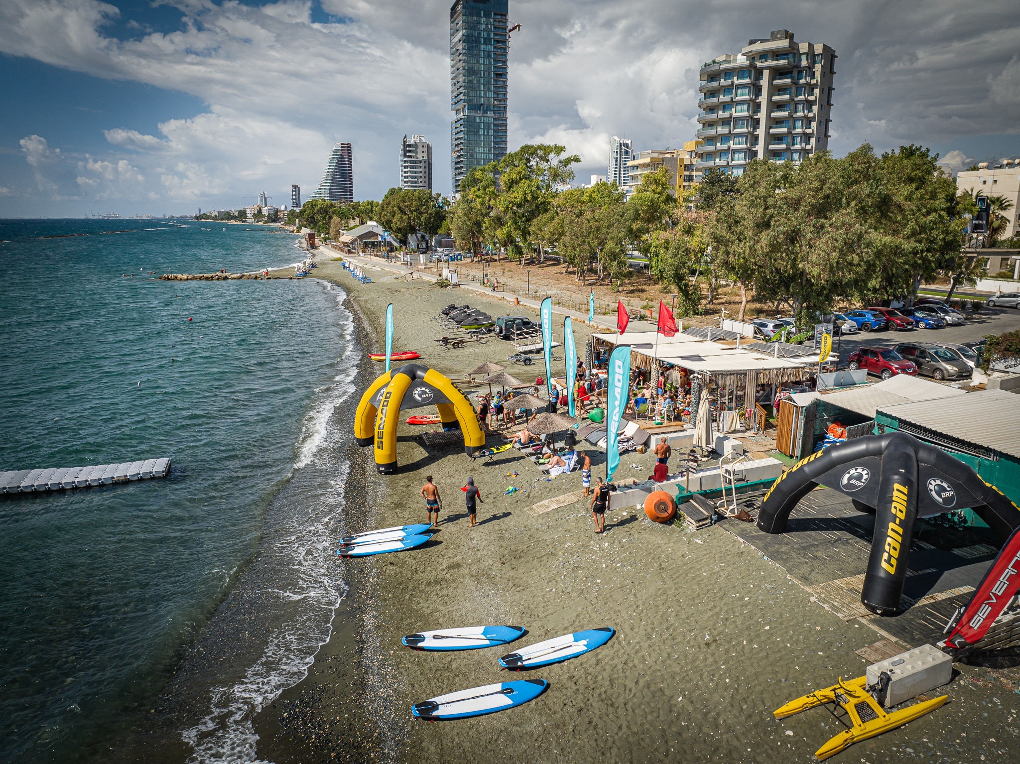 Demo ride in Limassol beach