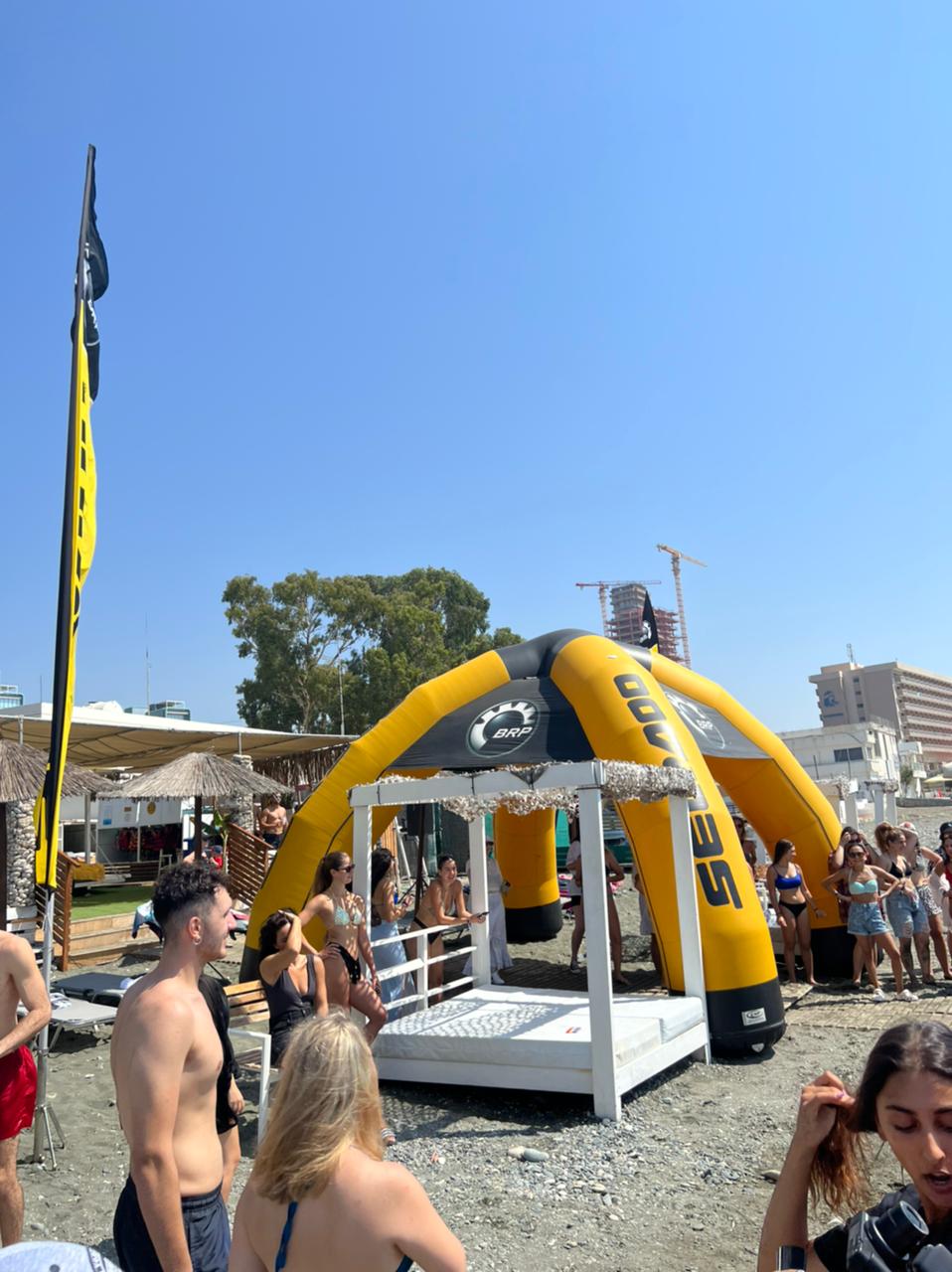 Sea Doo clients on party on Cyprus