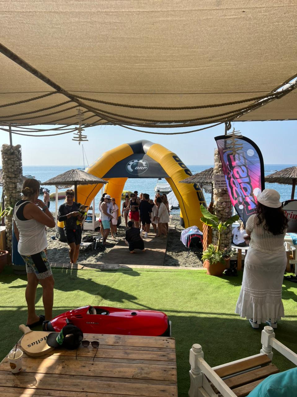 Sea Doo clients on party on Cyprus