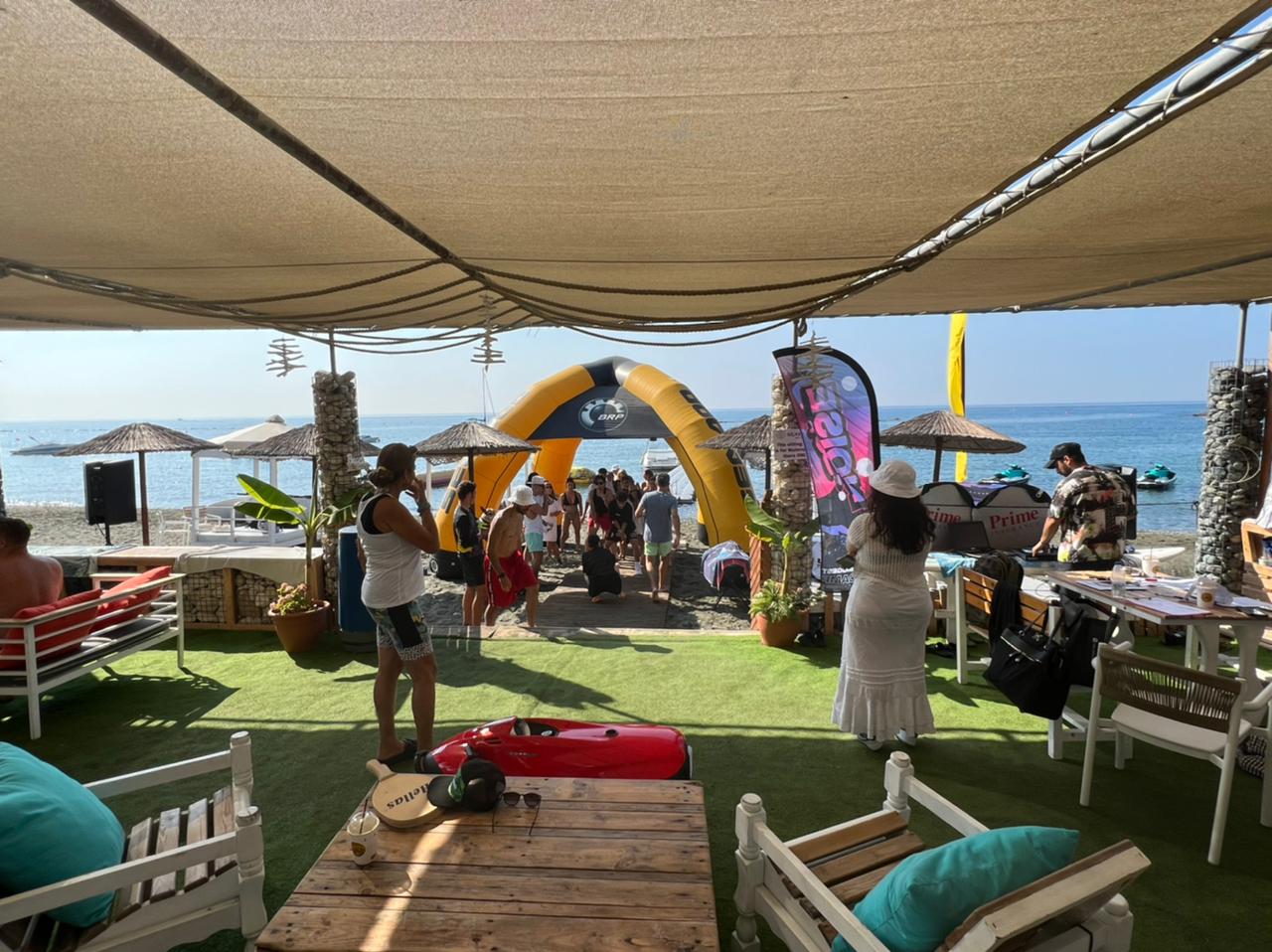 Sea Doo clients on party on Cyprus