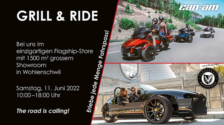 grill & ride bei powersports.ch in Wohlenschwil