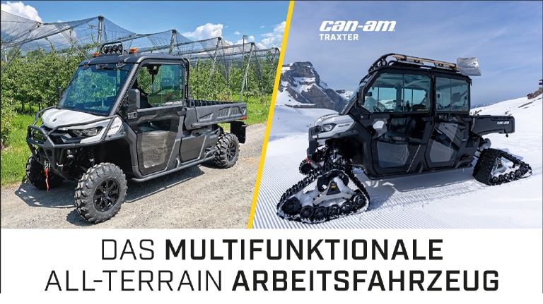 CAN-AM Traxter: Der flexible Alleskönner für alle Jahreszeiten