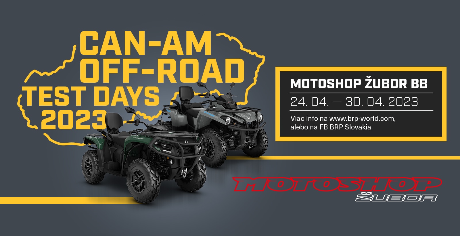 ﻿CAN-AM OFF-ROAD TEST DAYS 2023 - Banská Bystrica