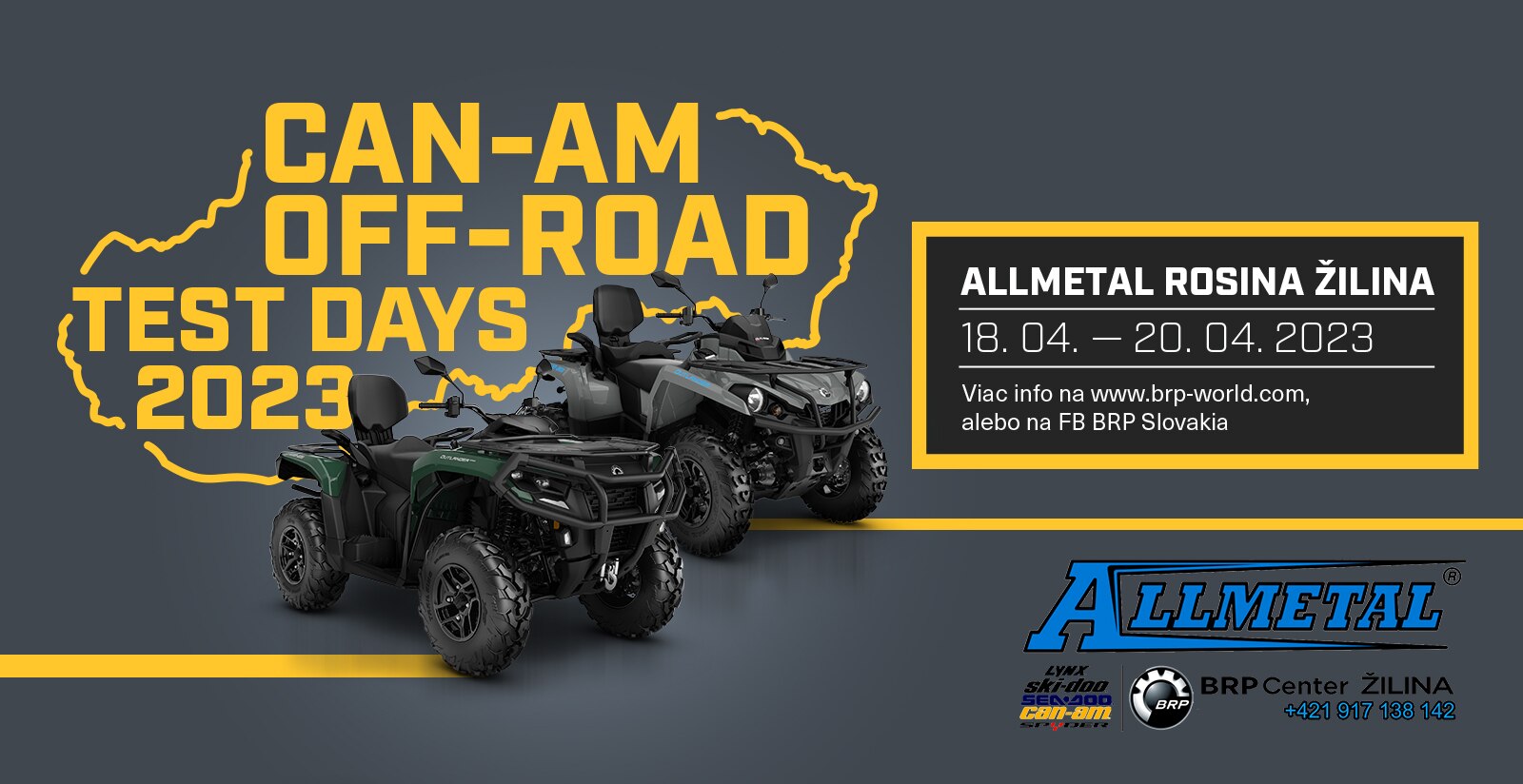 CAN-AM OFF-ROAD TEST DAYS 2023 - Žilina