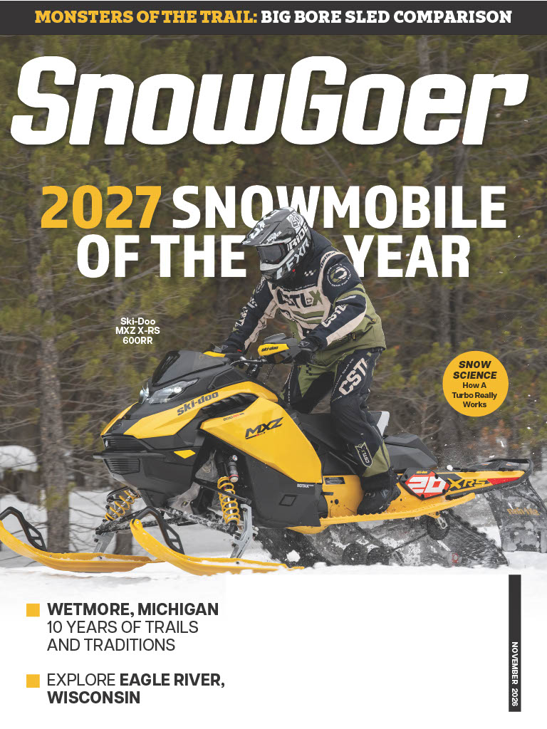 Ski-Doo MXZ X-RS 600RR E-TEC відзначено на 2027 Snow Goer як снігоход року
