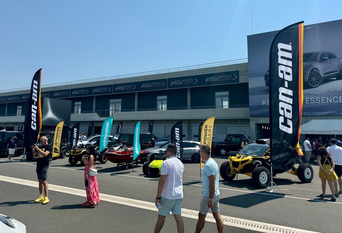 Can-Am és Sea-Doo bemuatató a Balaton Park Circuit-en