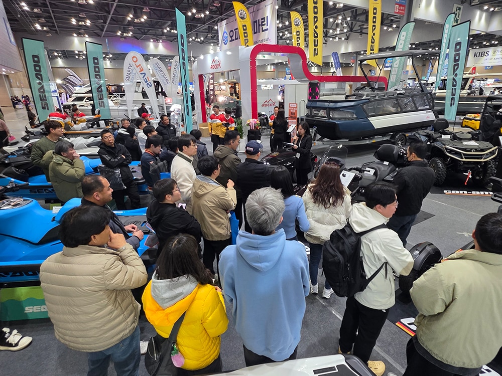 2026 경기국제보트쇼 성료… 캔암·씨두, 록키부스에 인파 몰려