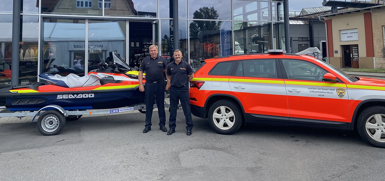 Zachrannářský speciál Sea-Doo GTX 300 LTD ve speciální výbavě