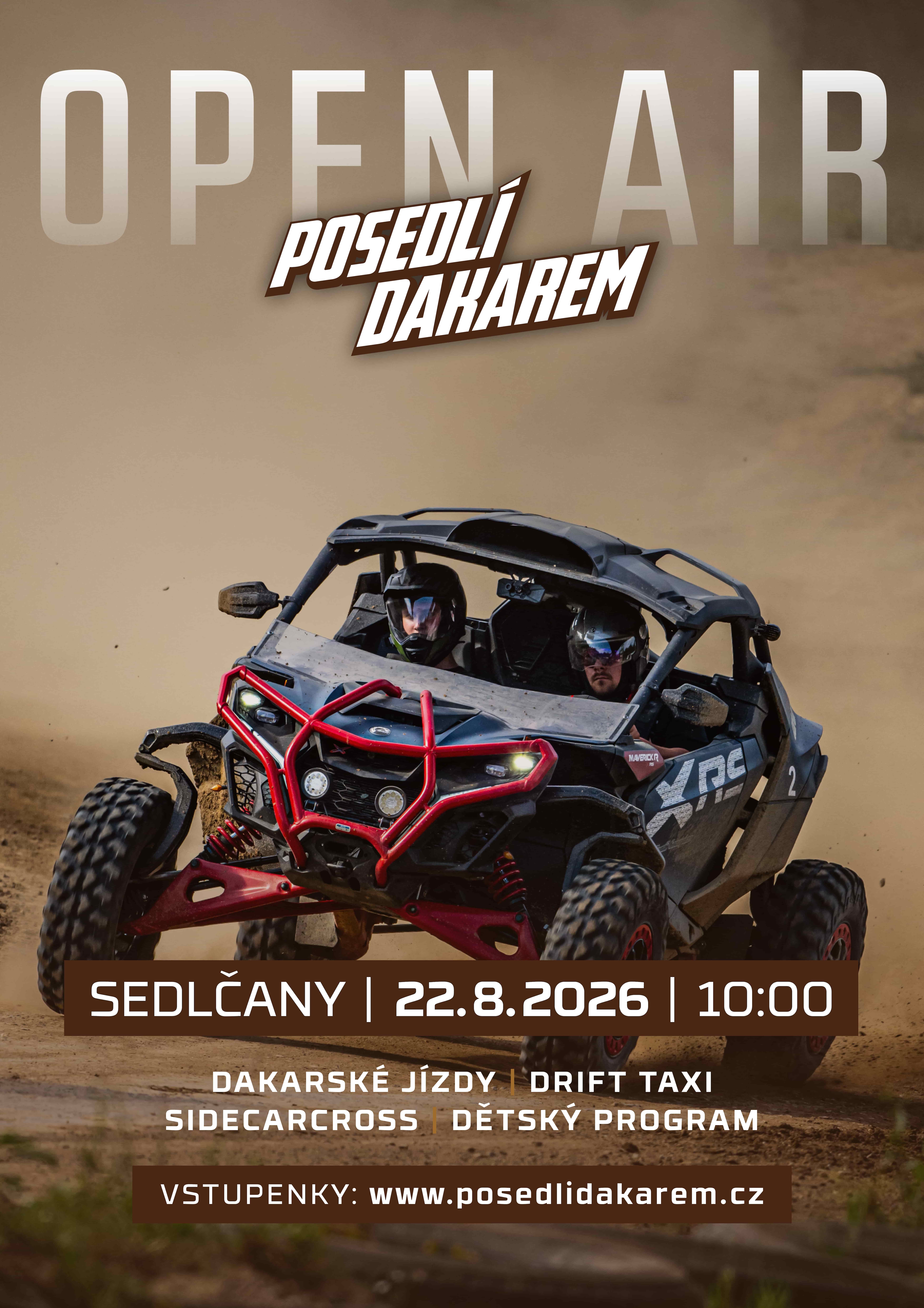 posedlí dakarem 2026 pozvánka