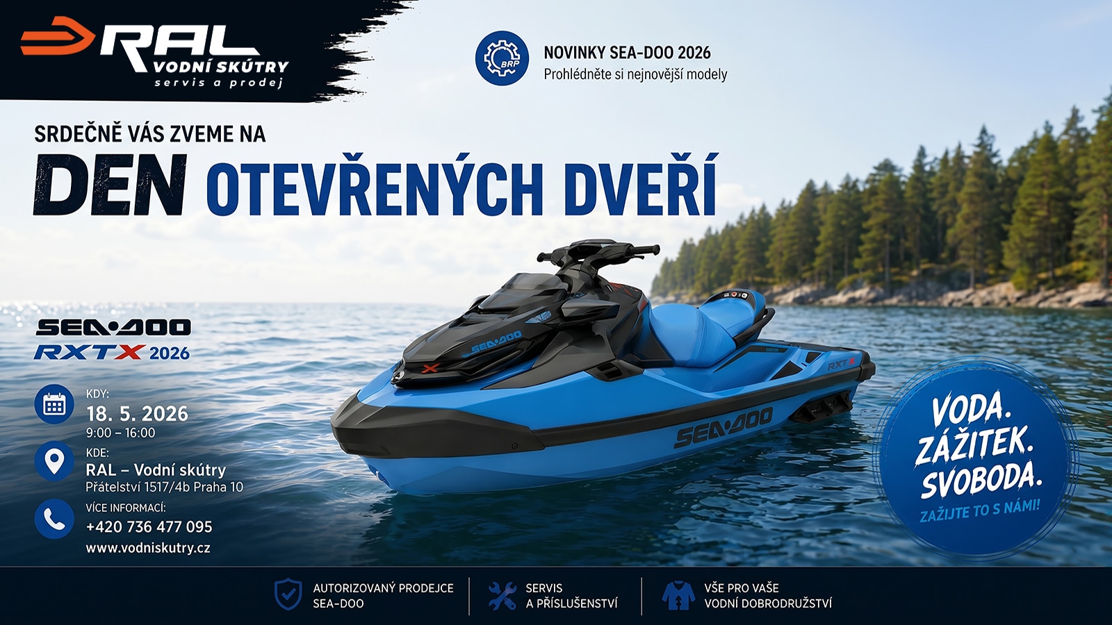 Banner Den otevřených dveří RAL