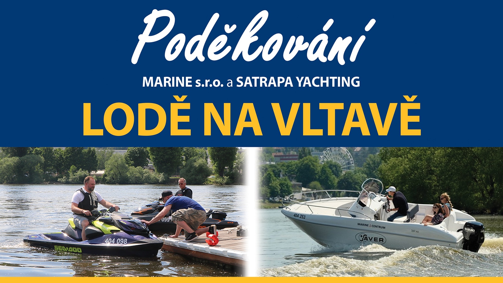 Předváděcí jízdy Sea-Doo 2021 - Poděkování