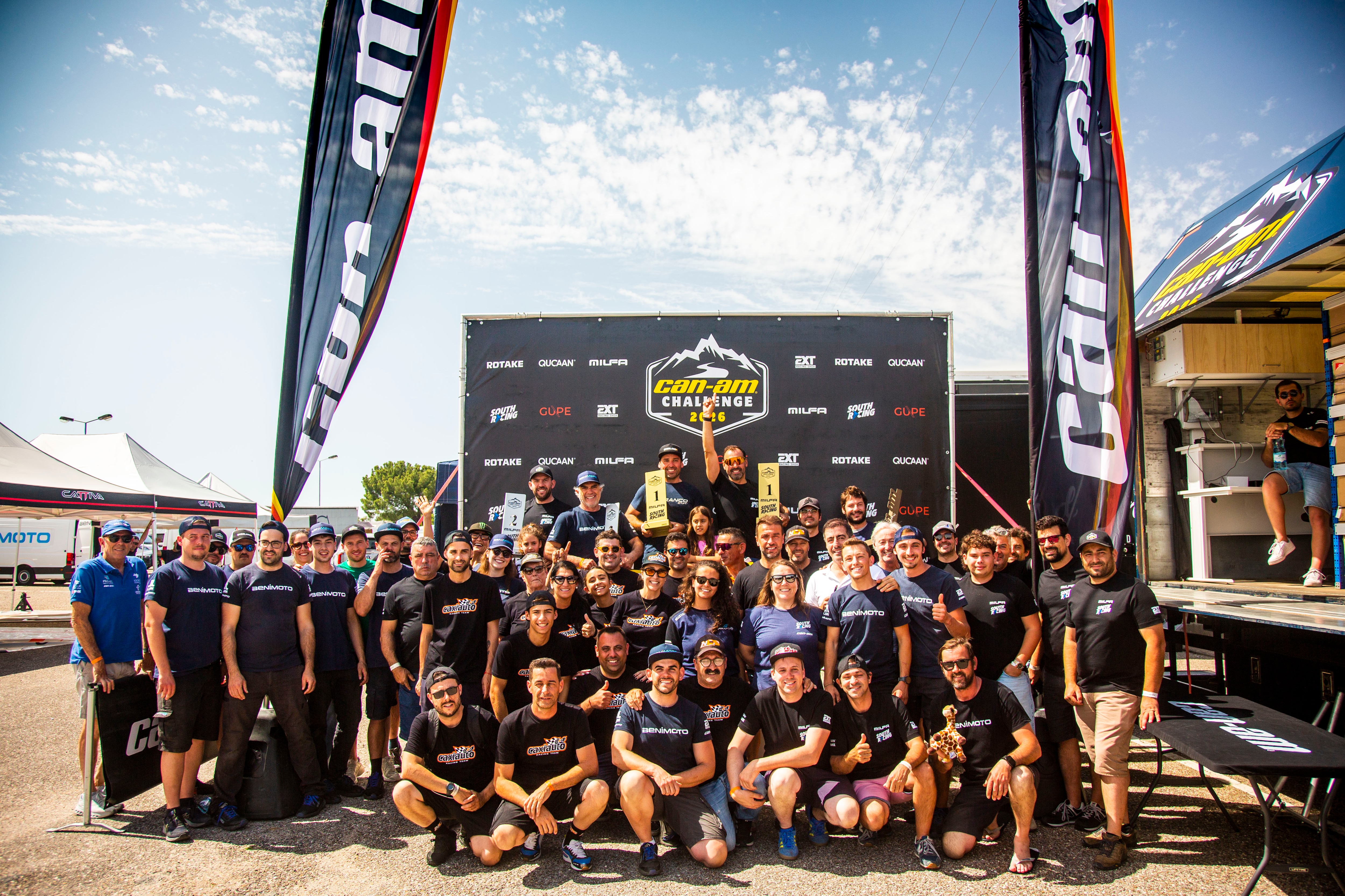NELSON CAXIAS E LUÍS ENGEITADO VENCEM CAN-AM CHALLENGE NA RAID FERRARIA
