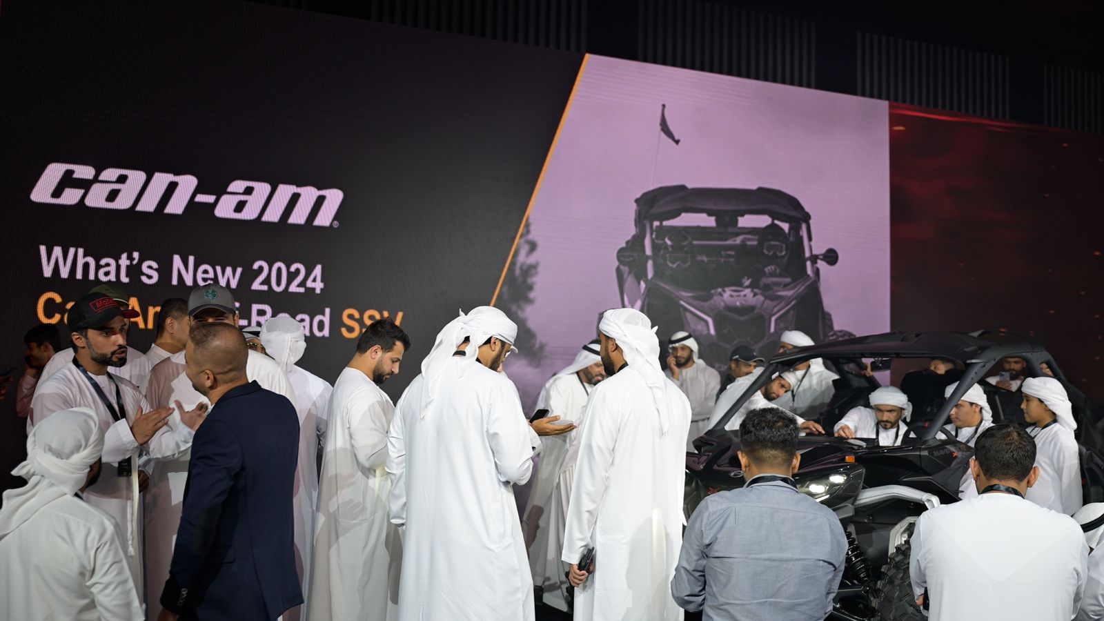 2024 Can-Am Maverick R Lights up the Burj Khalifa