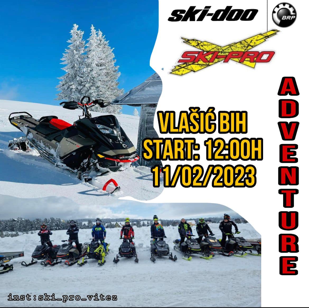 Ski-Doo Adventure Vlašič Ski-Pro